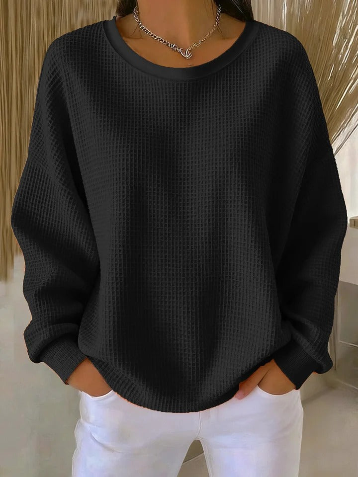 Lennox | Women's Relaxed Waffle Knit Sweater
