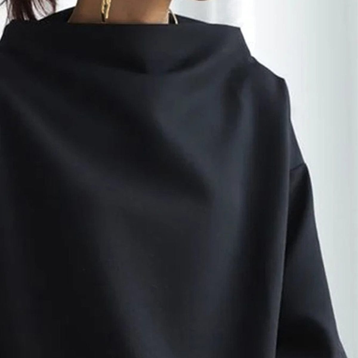 Aria | Women's Warm Oversized Neck Blouse