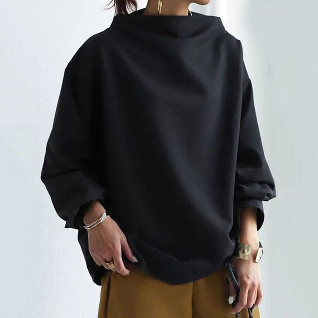 Aria | Women's Warm Oversized Neck Blouse