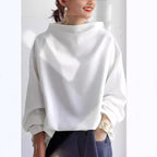 Aria | Women's Warm Oversized Neck Blouse