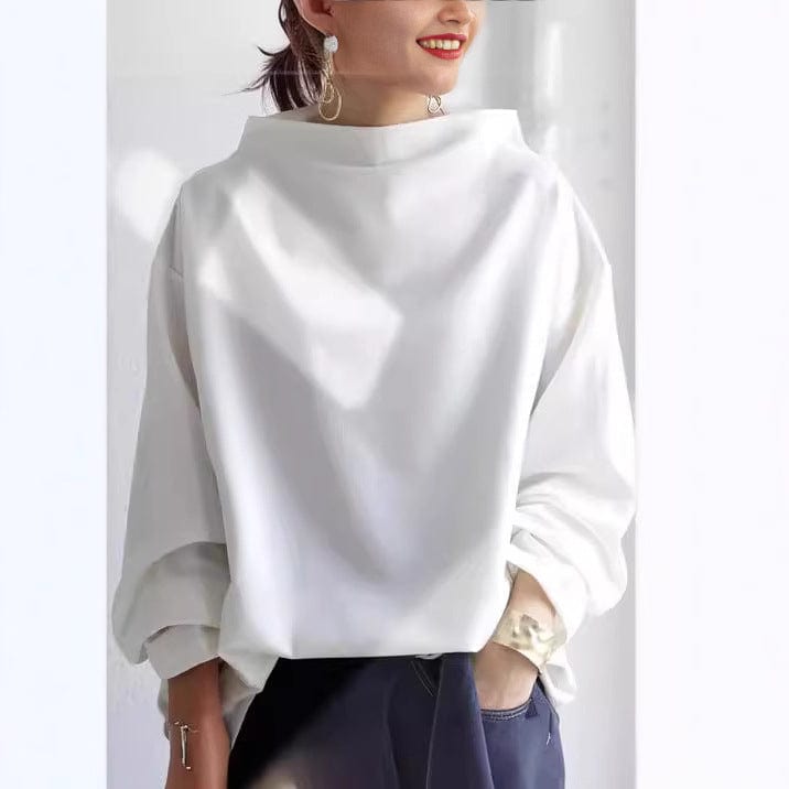 Aria | Women's Warm Oversized Neck Blouse