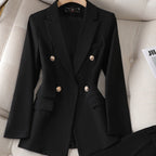 Jolene | Women's Elegant Tailored Double-Breasted Blazer Set