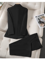 Jolene | Women's Elegant Tailored Double-Breasted Blazer Set