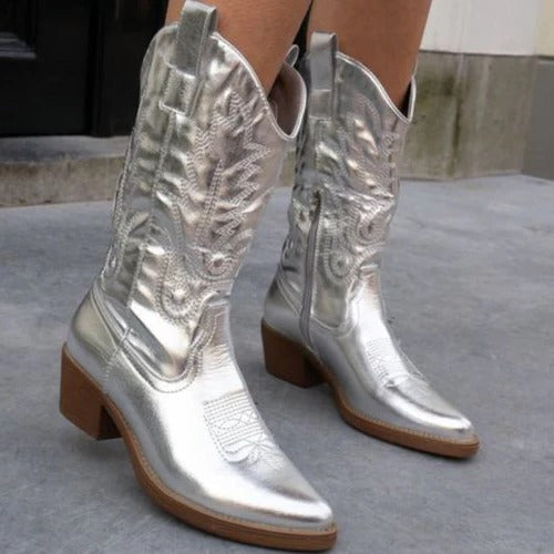 Lana | Women's Knee High Heeled Cowboy Boots