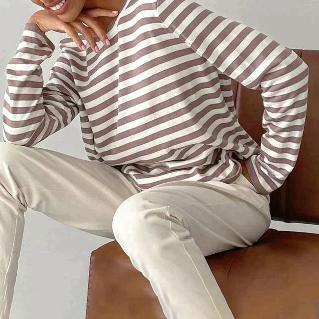 Thea | Women's Timeless Striped Shirt