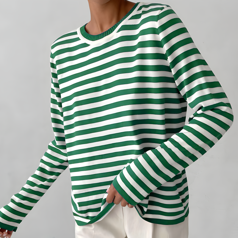 Thea | Women's Timeless Striped Shirt