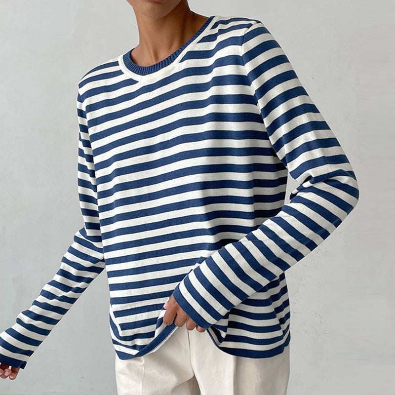 Thea | Women's Timeless Striped Shirt