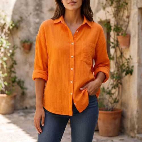 Aerish - Relaxed Fit Button Down Shirt