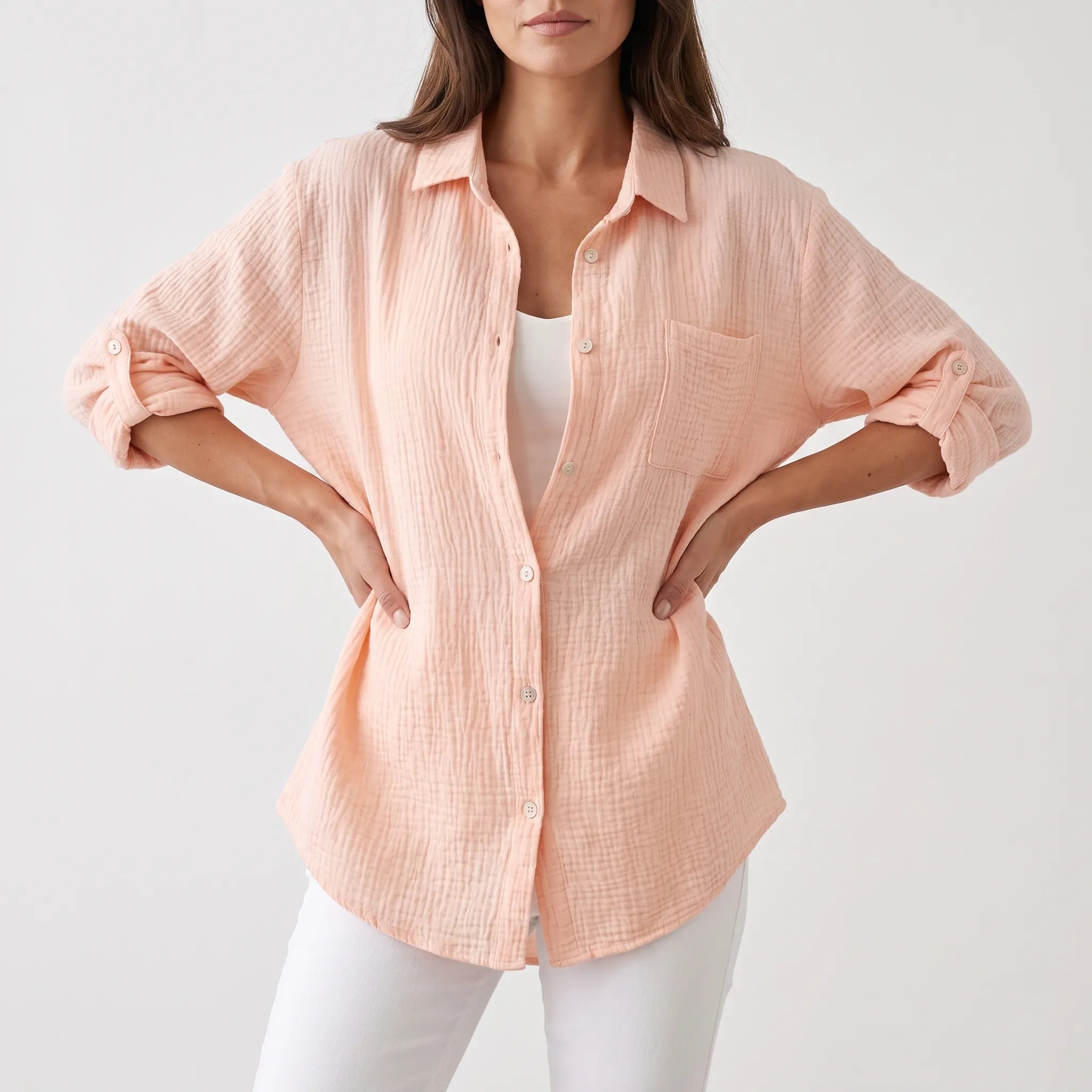 Aerish - Relaxed Fit Button Down Shirt
