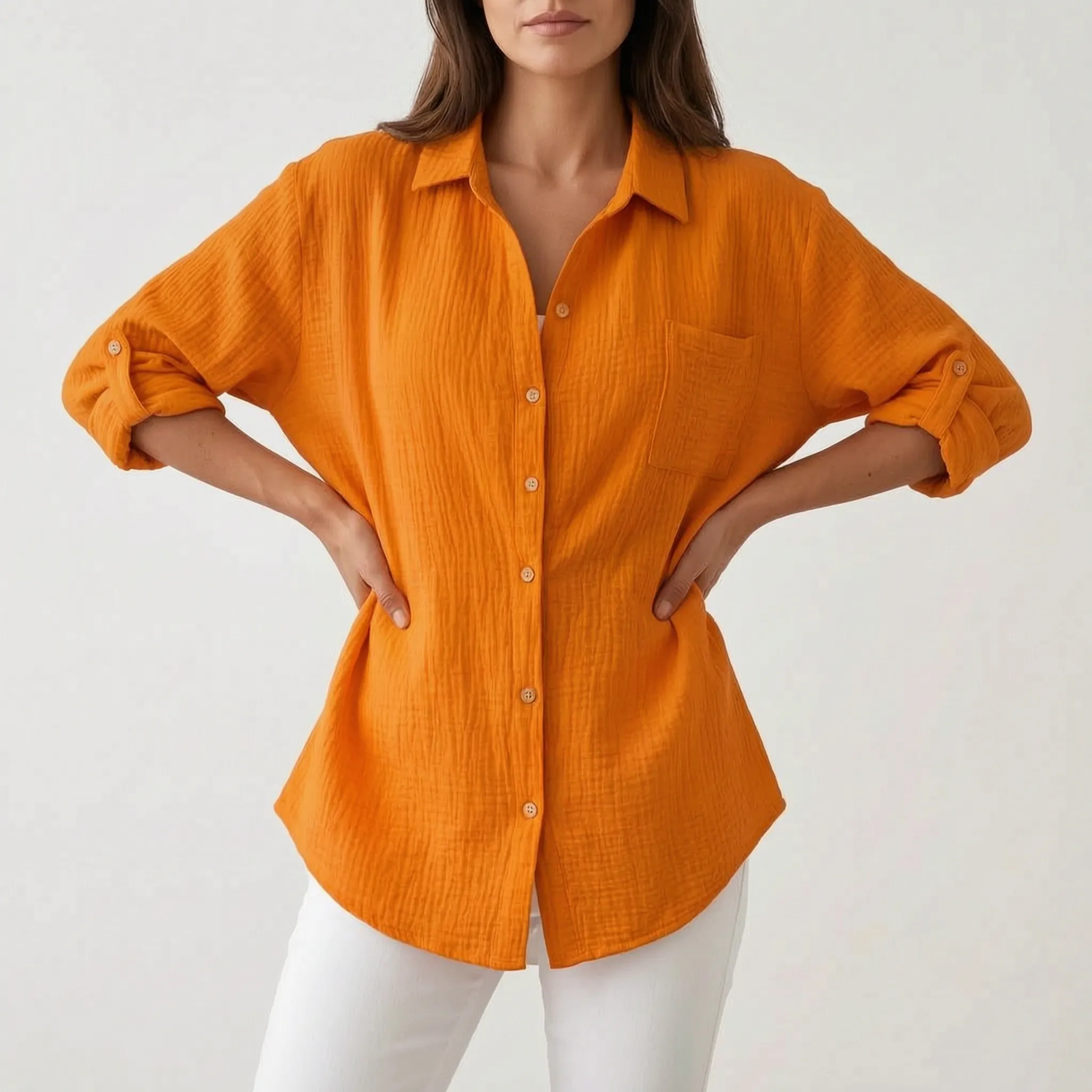 Aerish - Relaxed Fit Button Down Shirt