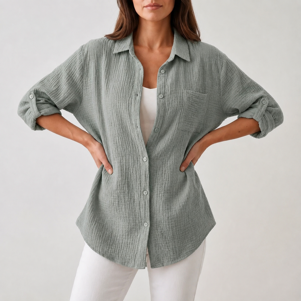 Aerish | Relaxed Fit Button Down Shirt