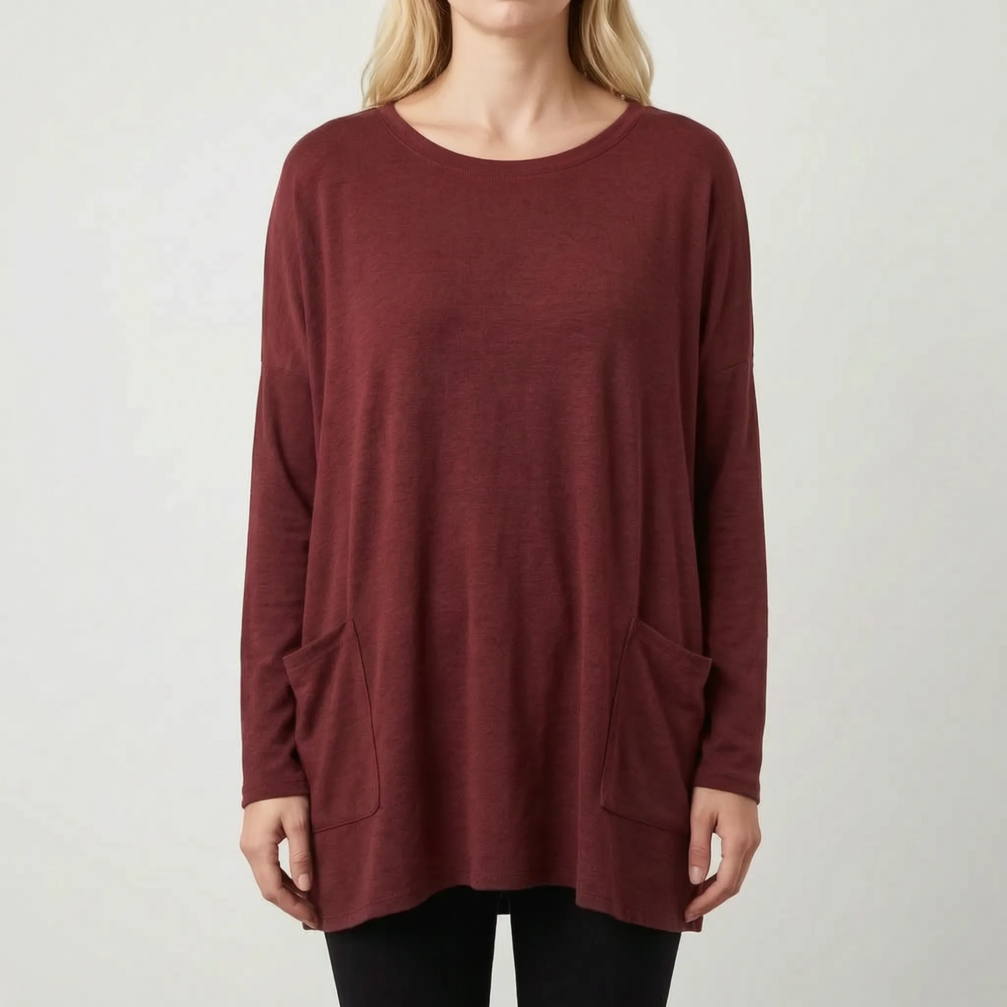 Aerisya - Relaxed Long Sleeve Going Out Top