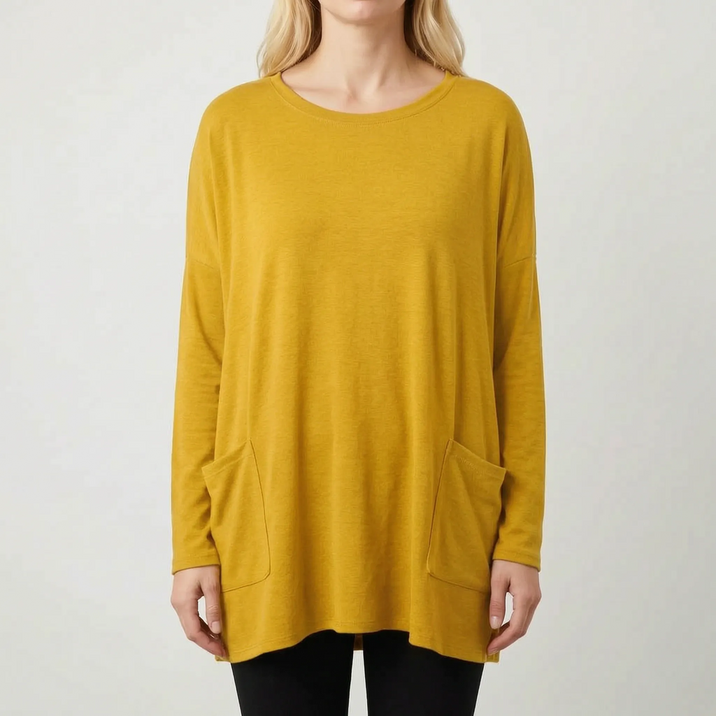 Aerisya - Relaxed Long Sleeve Going Out Top