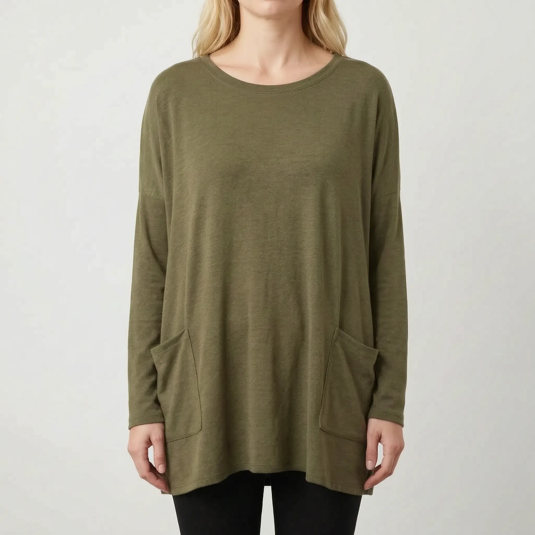 Aerisya - Relaxed Long Sleeve Going Out Top