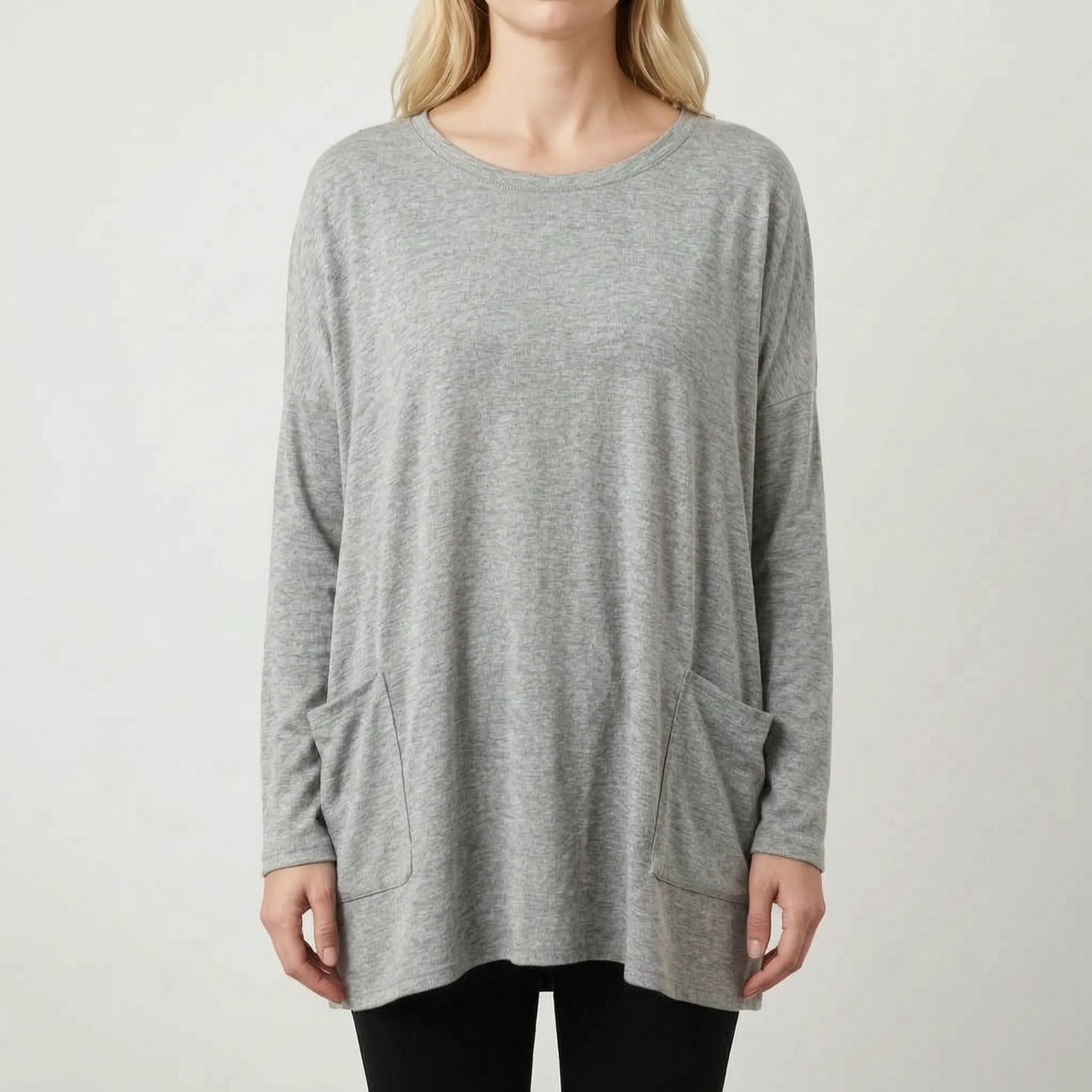 Aerisya - Relaxed Long Sleeve Going Out Top