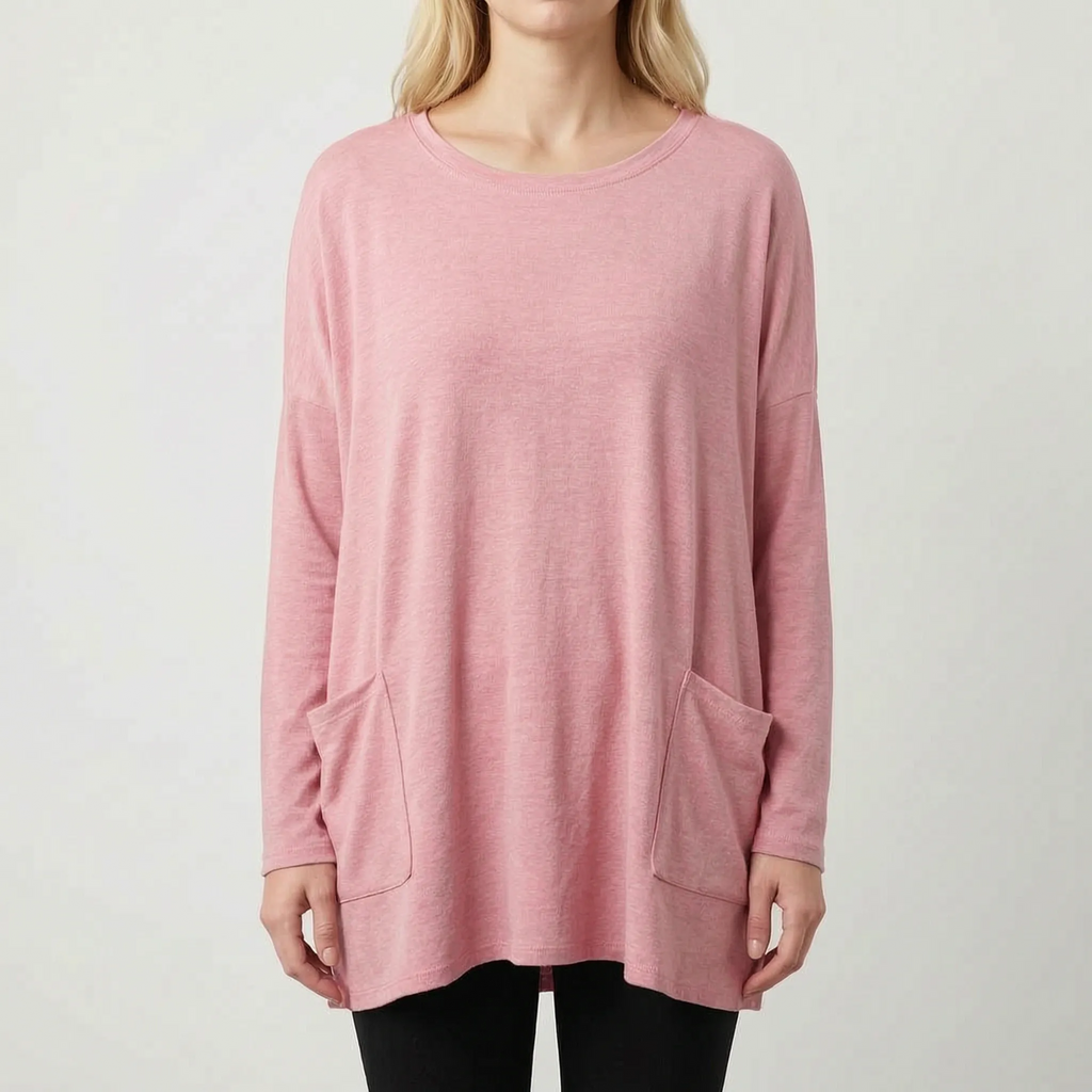 Aerisya - Relaxed Long Sleeve Going Out Top