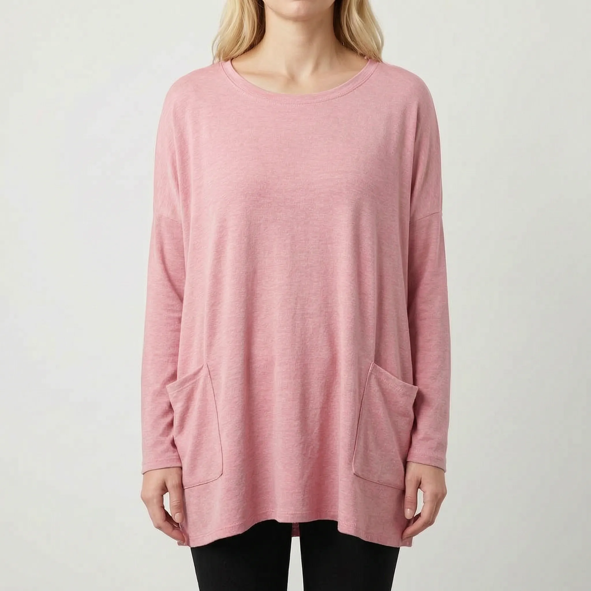 Aerisya - Relaxed Long Sleeve Going Out Top