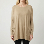 Aerisya - Relaxed Long Sleeve Going Out Top