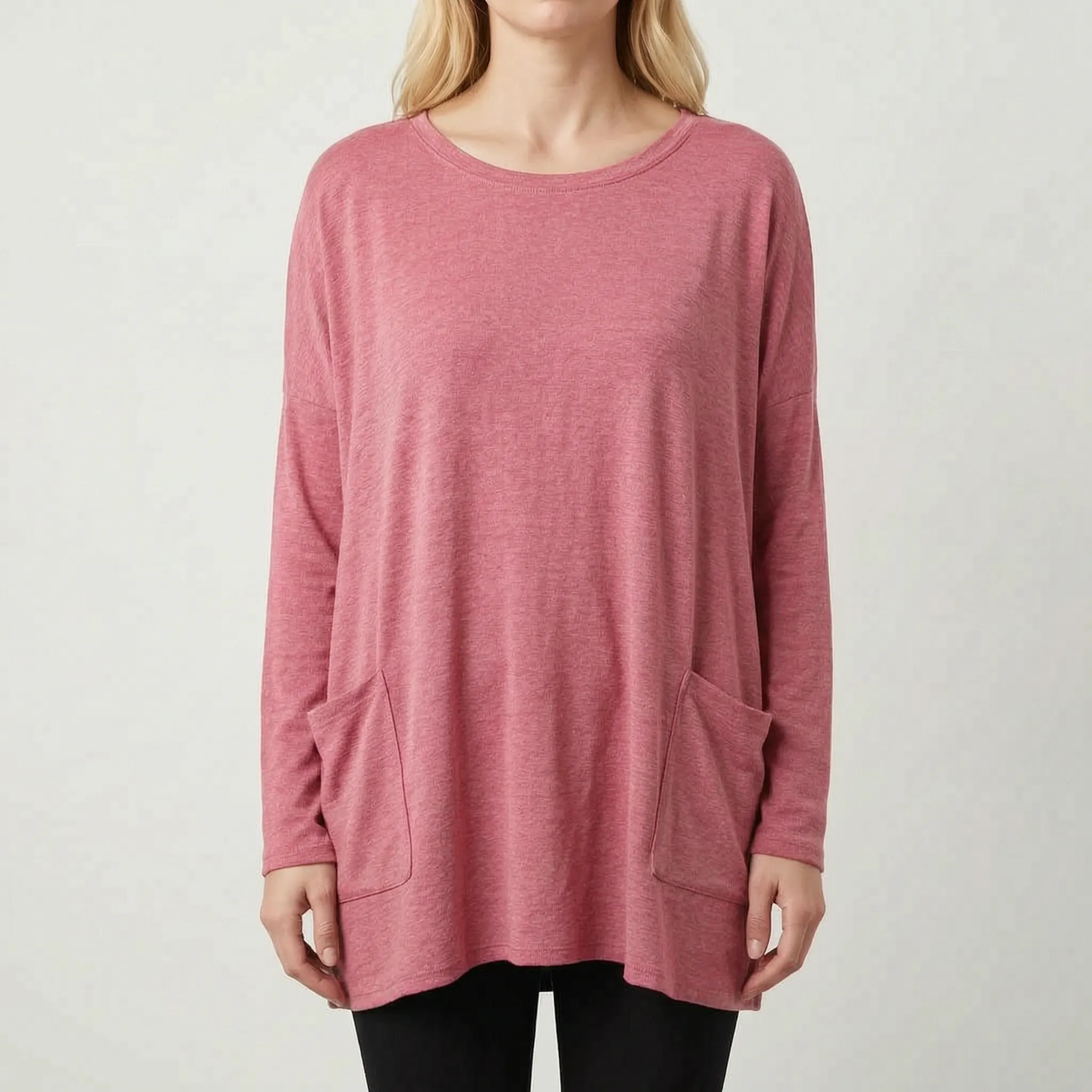Aerisya - Relaxed Long Sleeve Going Out Top