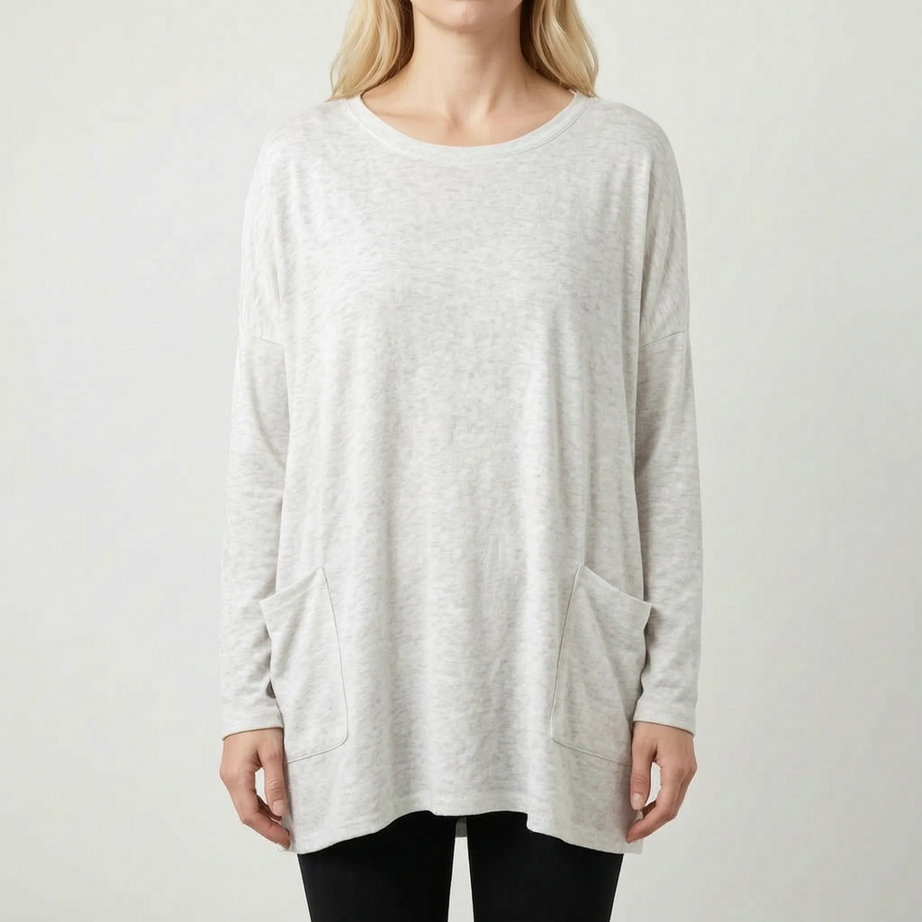 Aerisya - Relaxed Long Sleeve Going Out Top