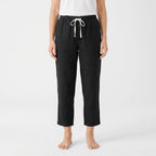 Aerolyn - High-Waisted Cropped Chino Trousers
