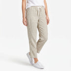 Aerolyn - High-Waisted Cropped Chino Trousers