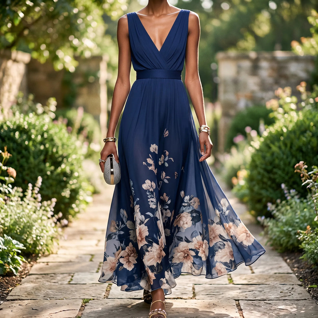 Aethelia - Floral Maxi Dress