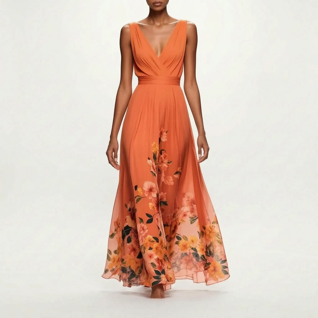 Aethelia - Floral Maxi Dress