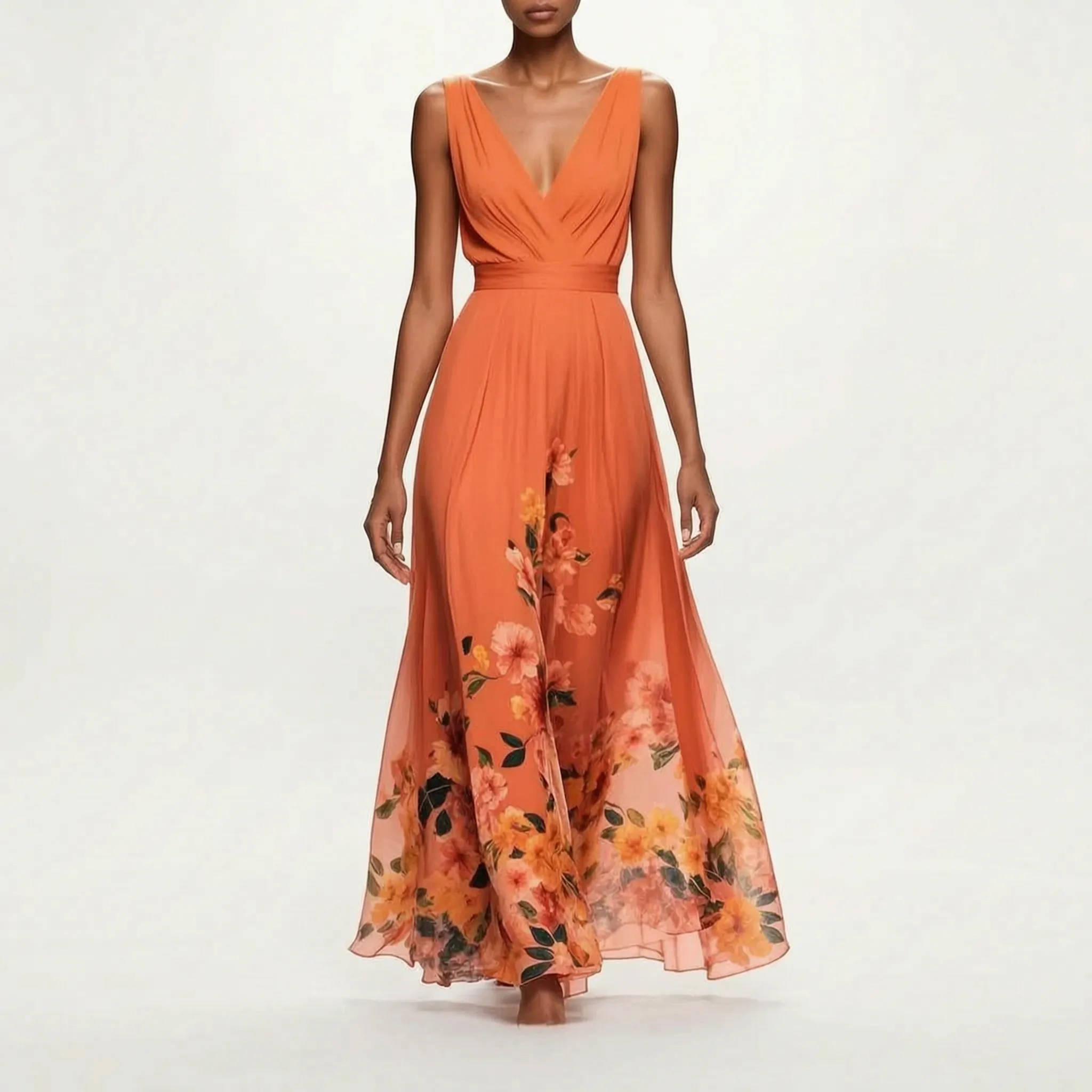 Aethelia - Floral Maxi Dress