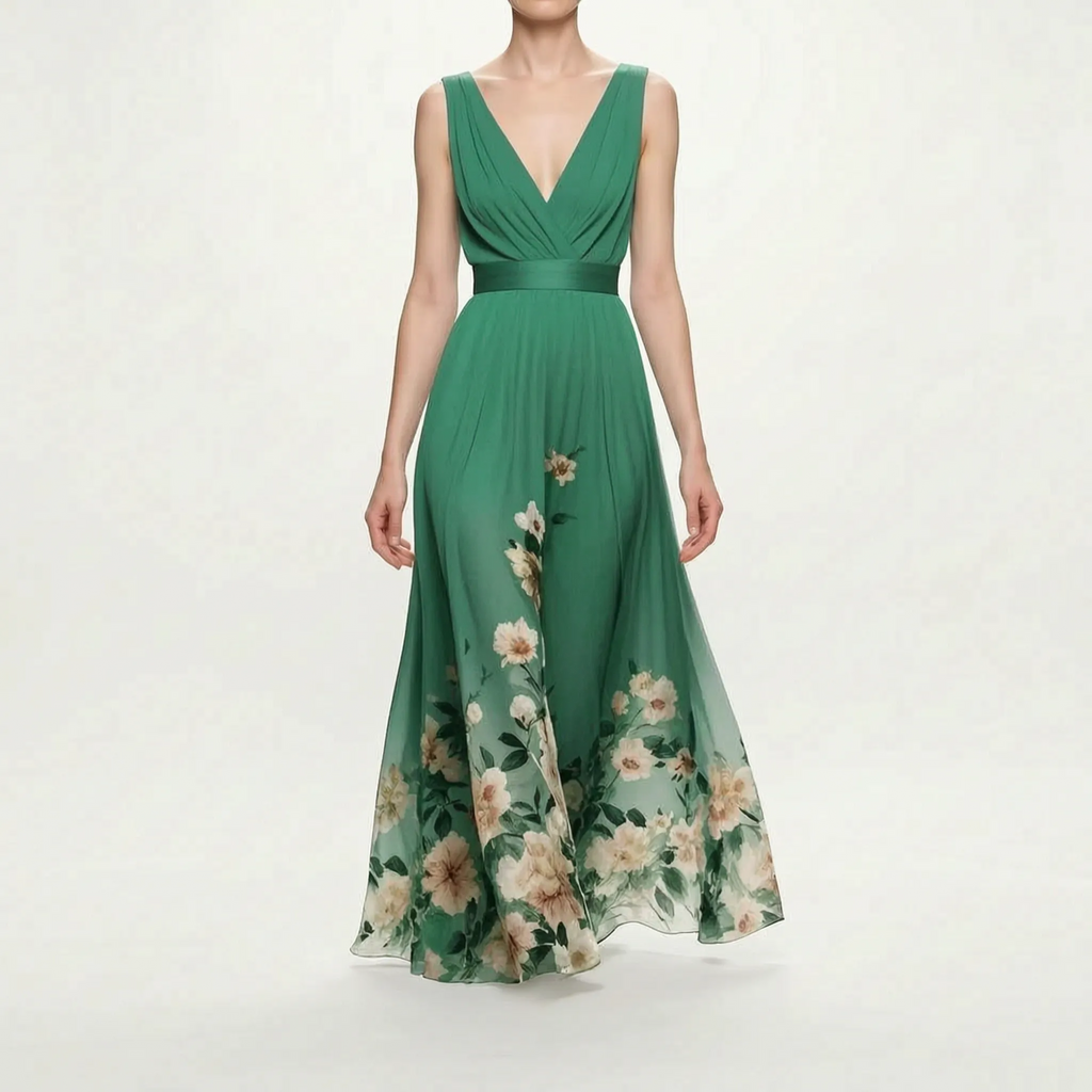 Aethelia - Floral Maxi Dress