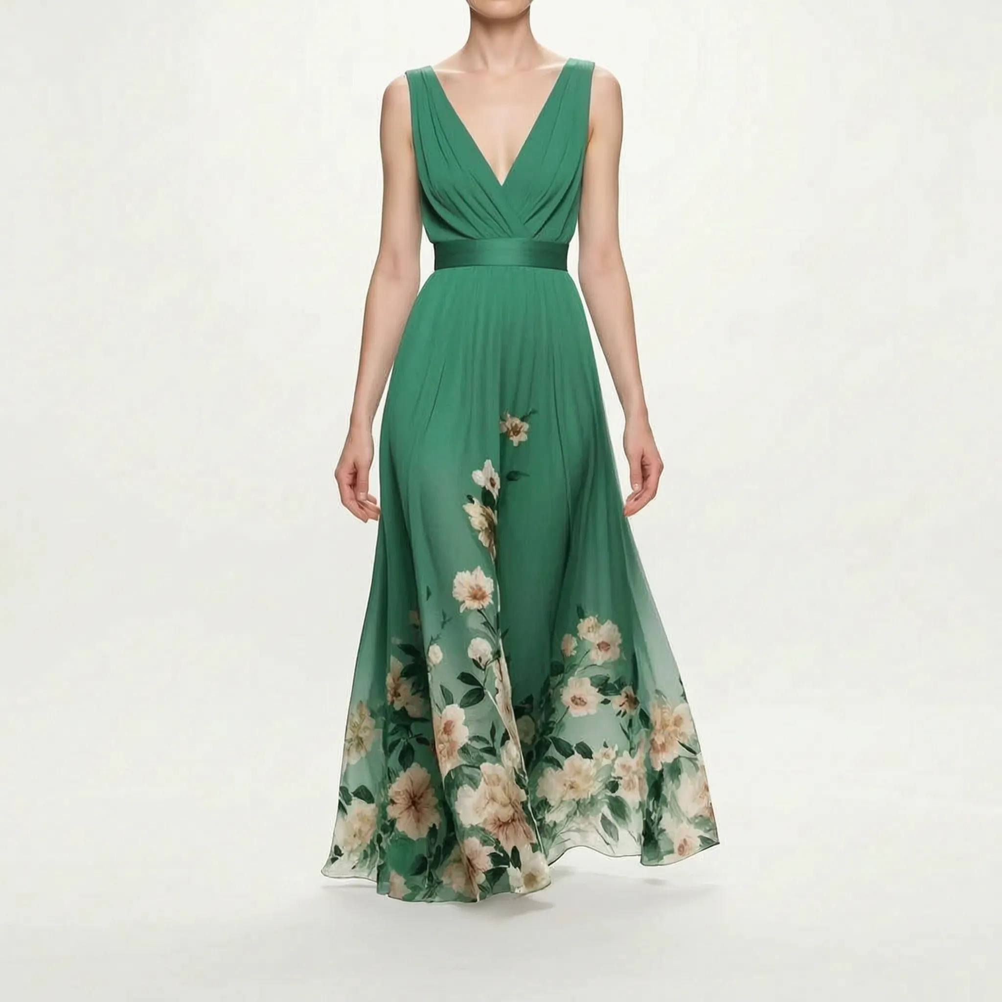 Aethelia - Floral Maxi Dress