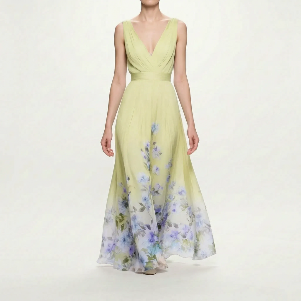 Aethelia - Floral Maxi Dress
