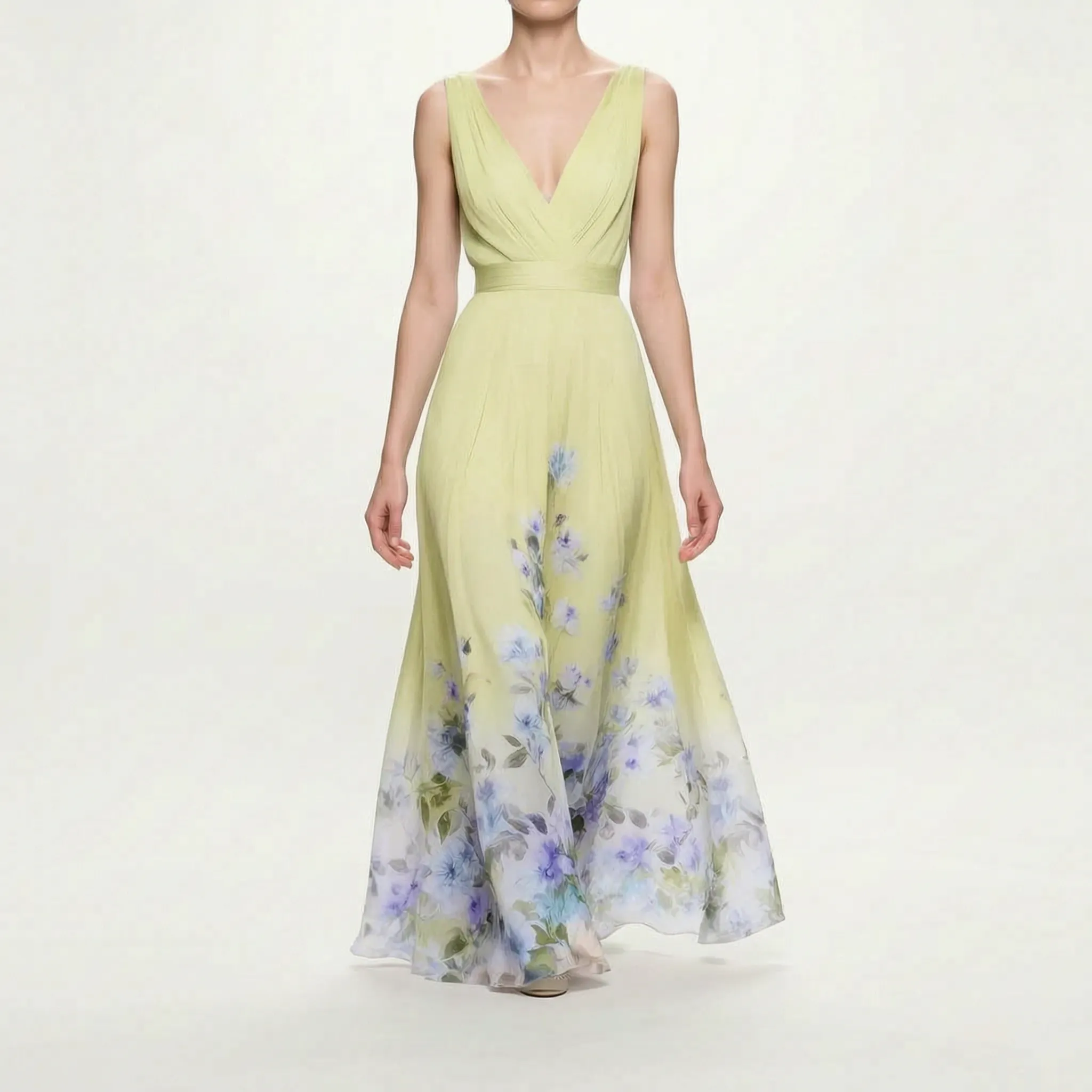 Aethelia - Floral Maxi Dress