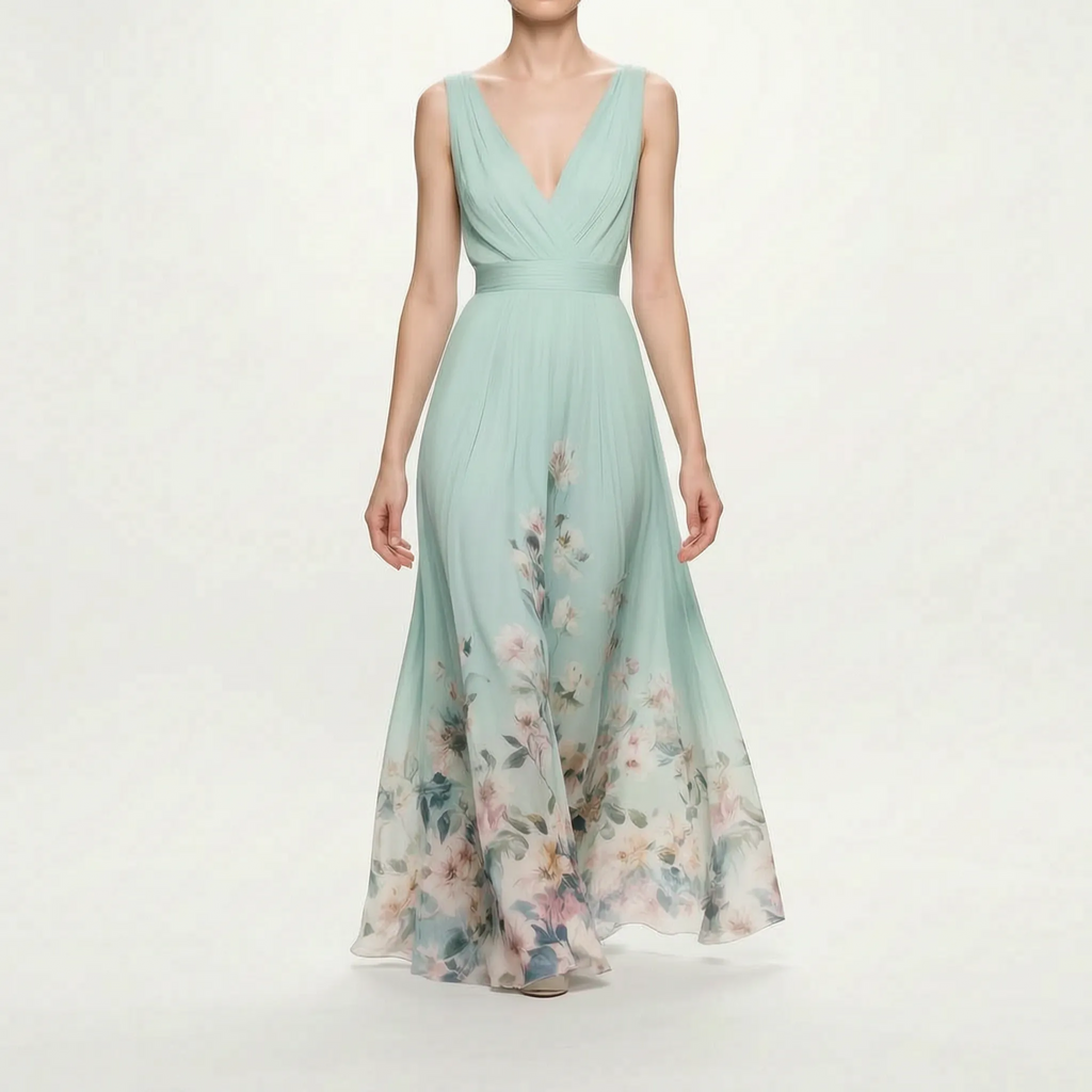 Aethelia - Floral Maxi Dress