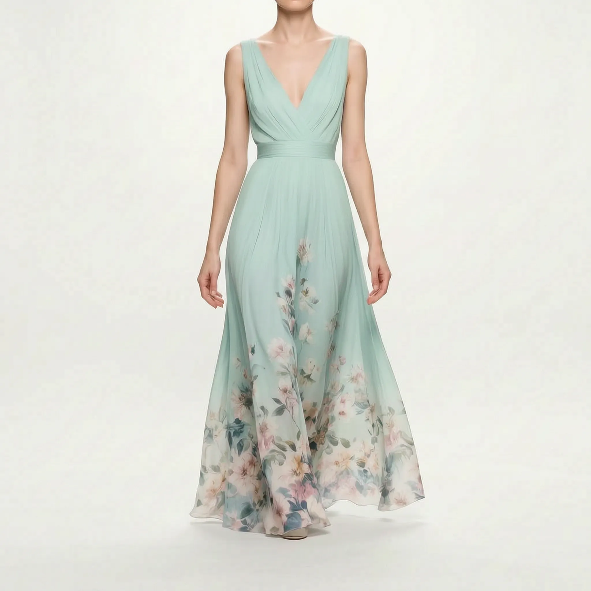Aethelia - Floral Maxi Dress