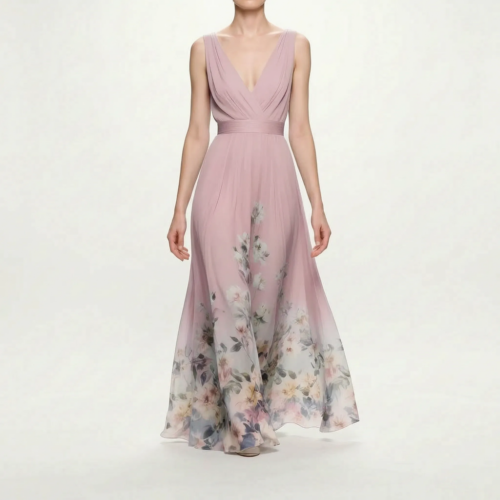Aethelia - Floral Maxi Dress