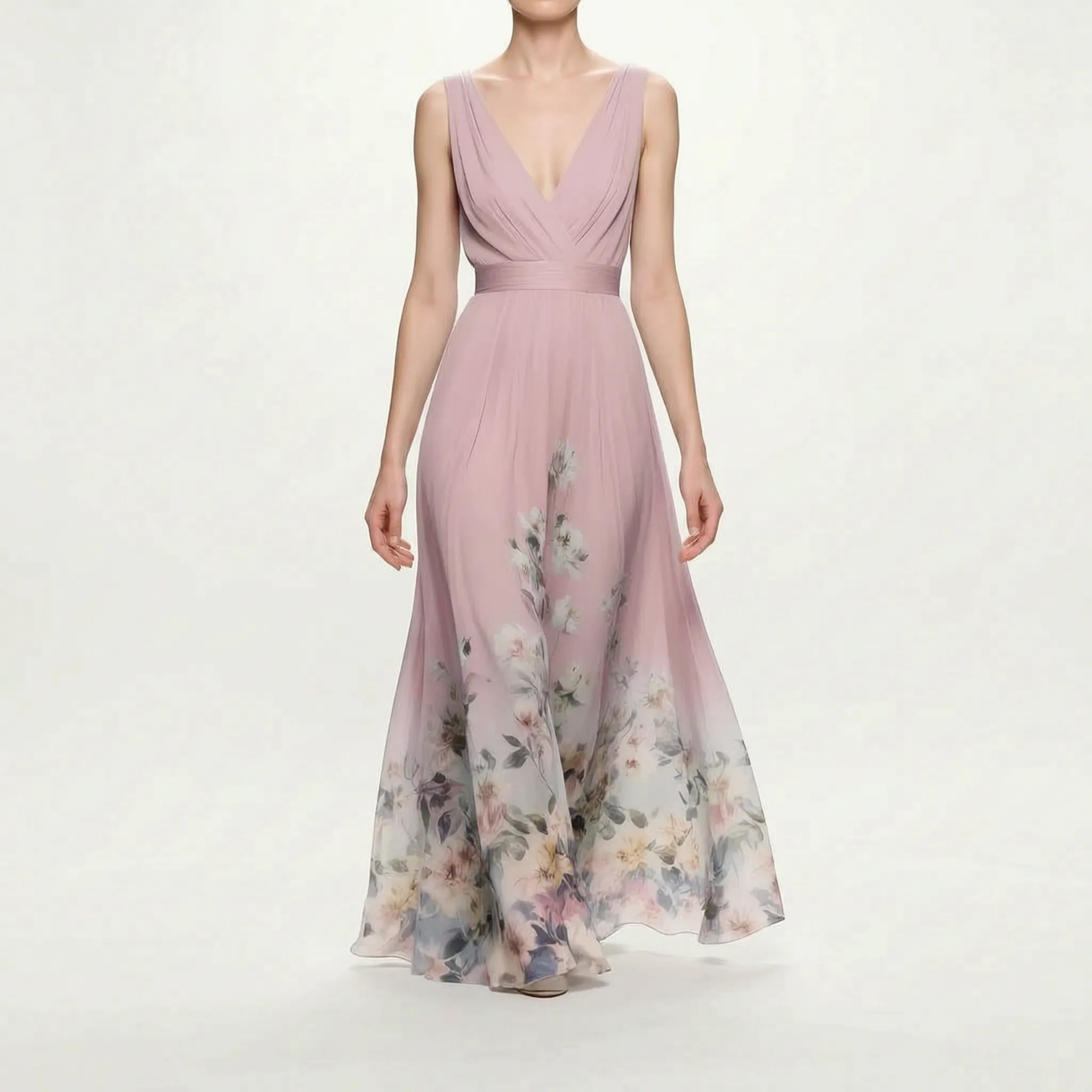 Aethelia - Floral Maxi Dress