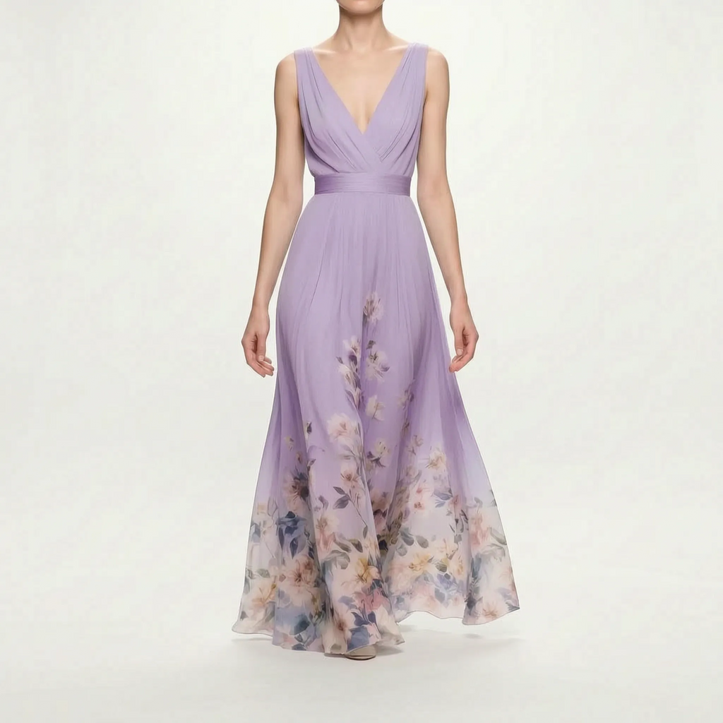 Aethelia - Floral Maxi Dress