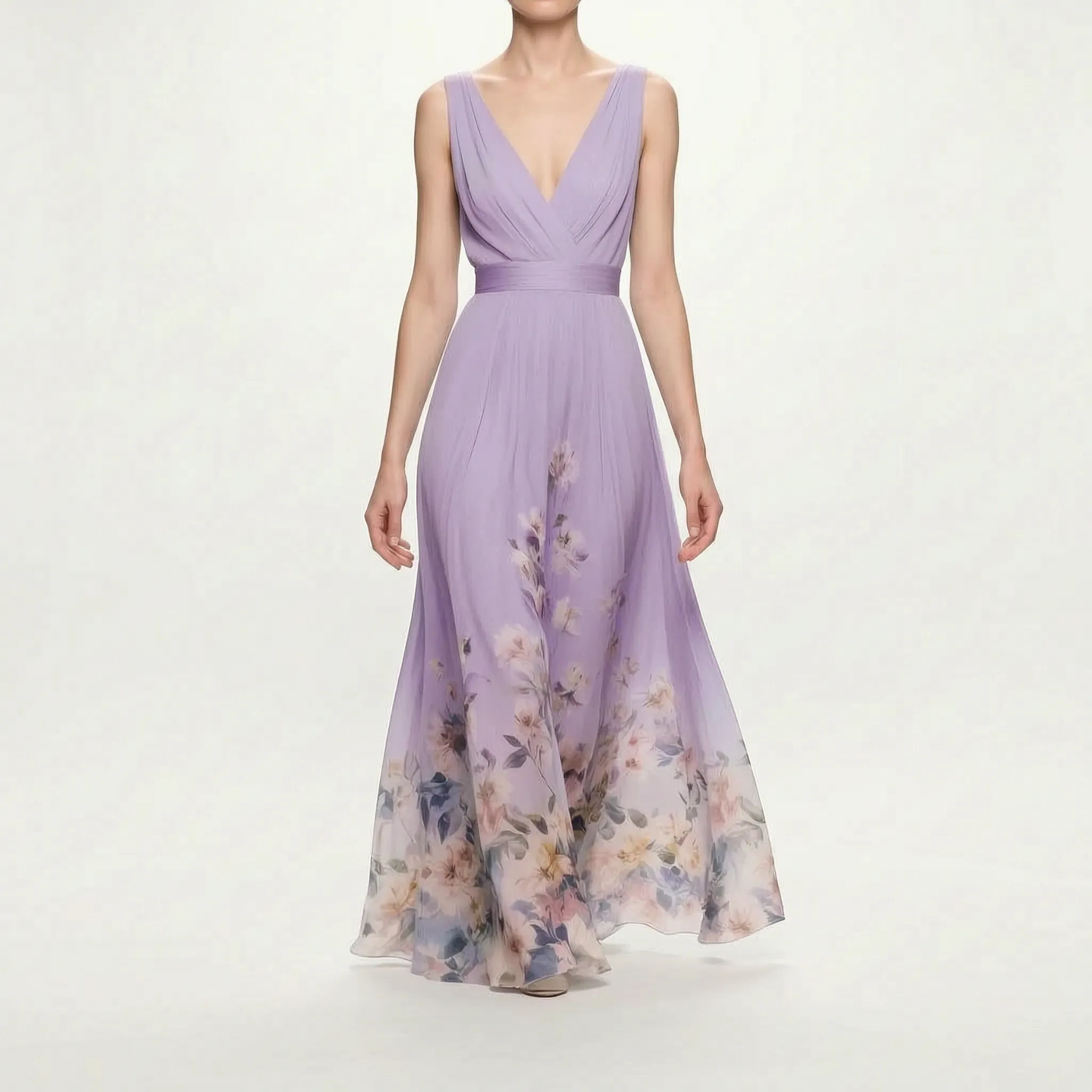Aethelia - Floral Maxi Dress