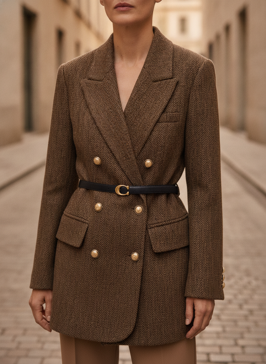 Finley | Women's Classic Blazer with Belt