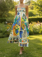 Tamsin | Women's Vibrant Print Maxi Dress