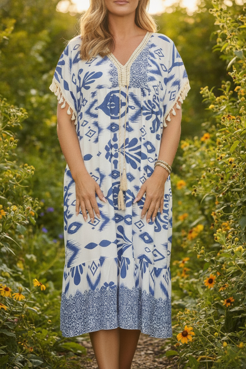 Soren | Women's Stylish Printed Midi Dress