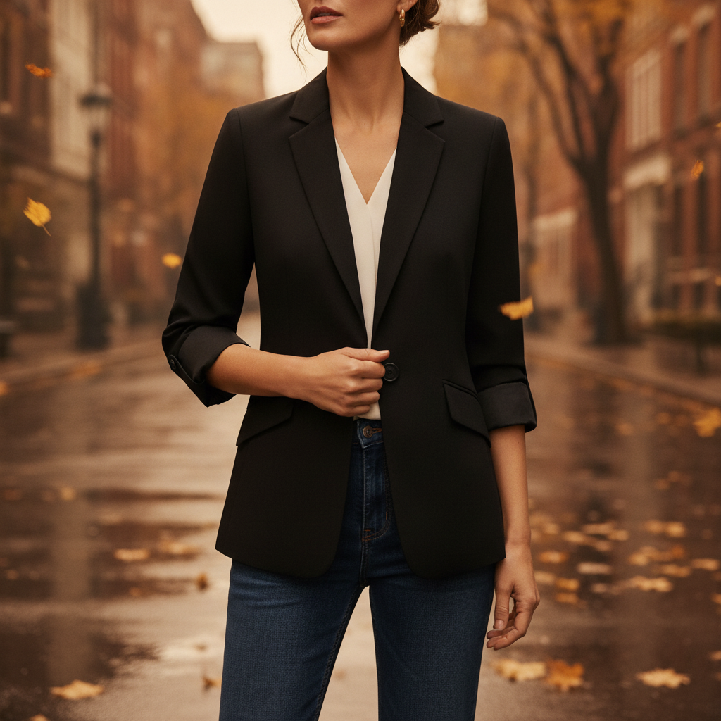 Marlowe | Women's Elegant Linen Blazer