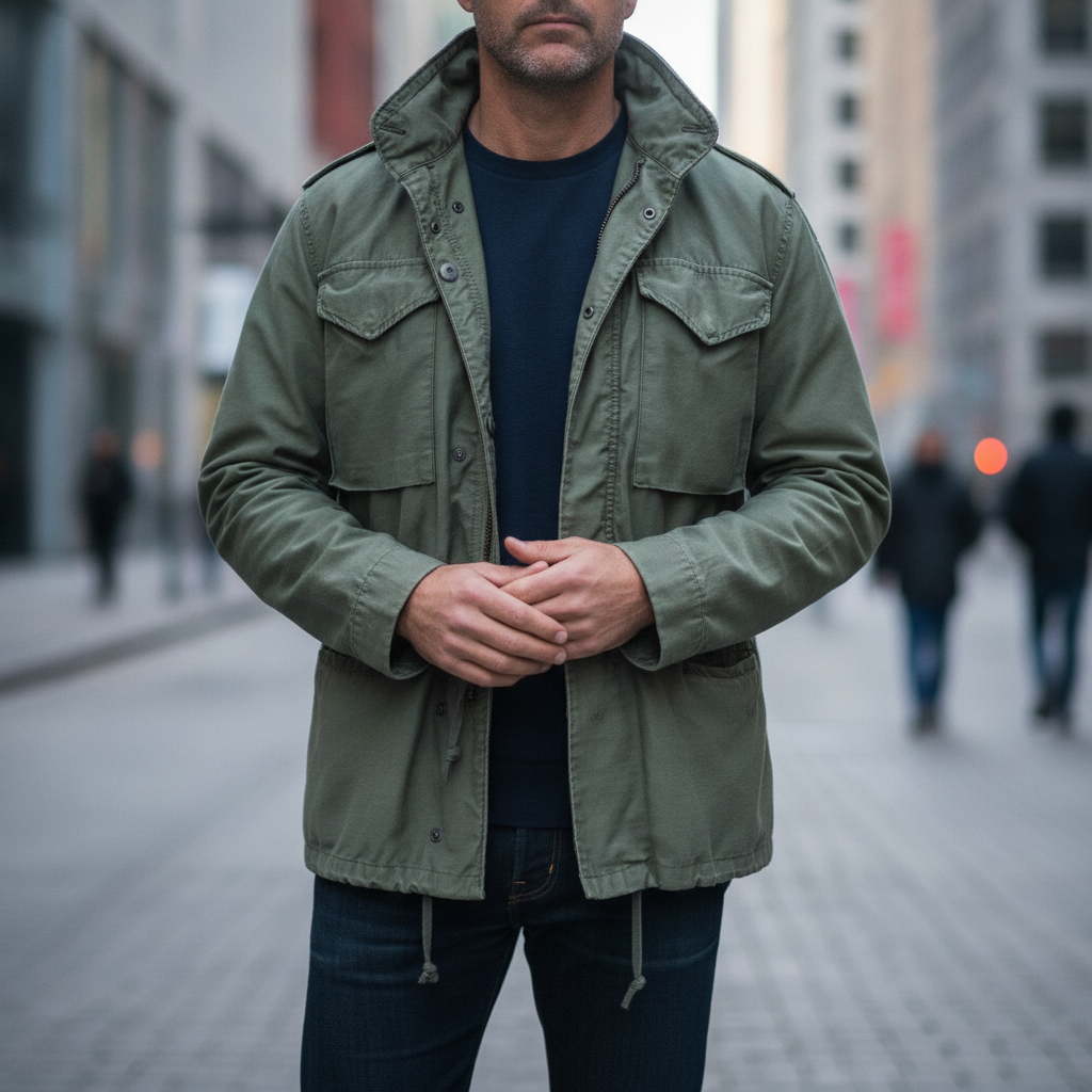 Bram | Men's Field Jacket with Utility Pockets
