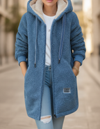 Remi | Women's Cozy Fleece Hoodie with Soft Sherpa Lining