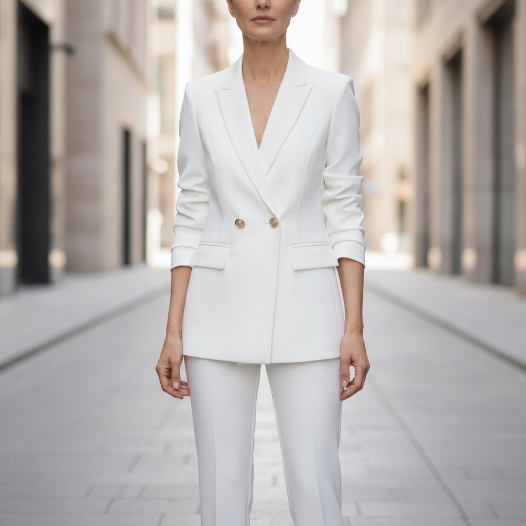 Jolene | Women's Elegant Tailored Double-Breasted Blazer Set