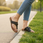 Jolene | Women's Comfortable Slip-On Sandals with Toe Loop