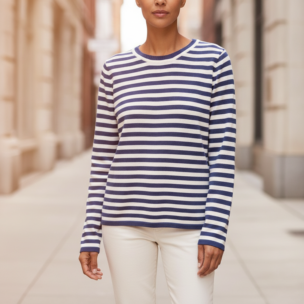 Thea | Women's Timeless Striped Shirt