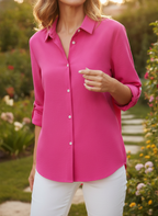 Livia | Women's Elegant Collared Blouse with Button-Down Design