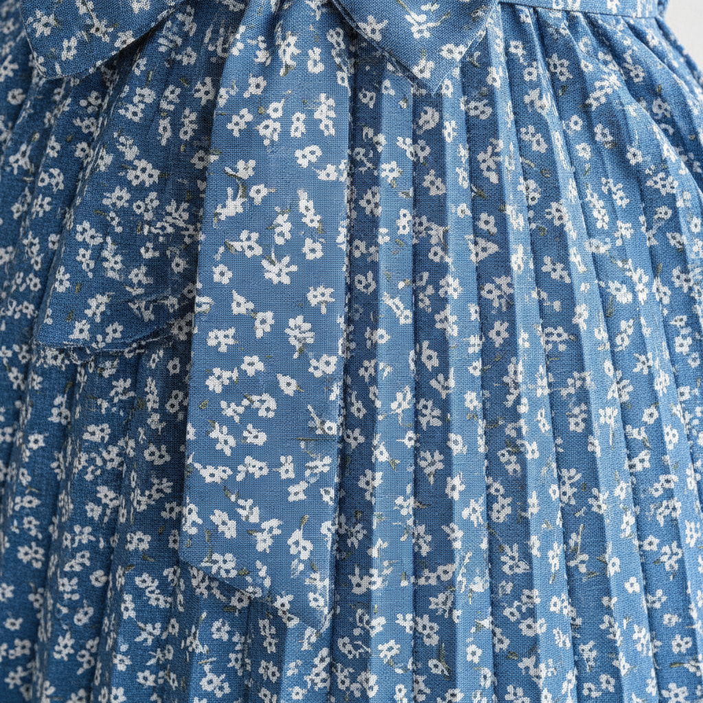 Elowen | Women's Floral Midi Sundress with Tie Waist